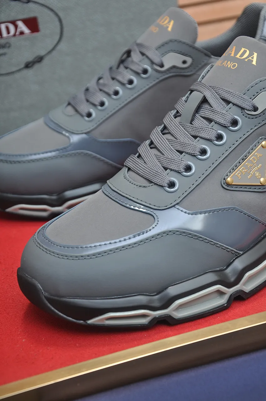 Men's shoes 💰680💶 [PRADA] Top-quality original items, new seasonal styles, high-quality original items, top-quality imported calfskin and original imported glue, imported cowhide lining with original cowhide feet, original outsole! Quality guaranteed! Code 38-45 (45 customized)